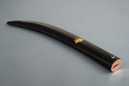 #ACC334 18th Century Naginata-Saya (Halberd Blade Cover) Converted For Use As A Wall Hanging Flower Vase